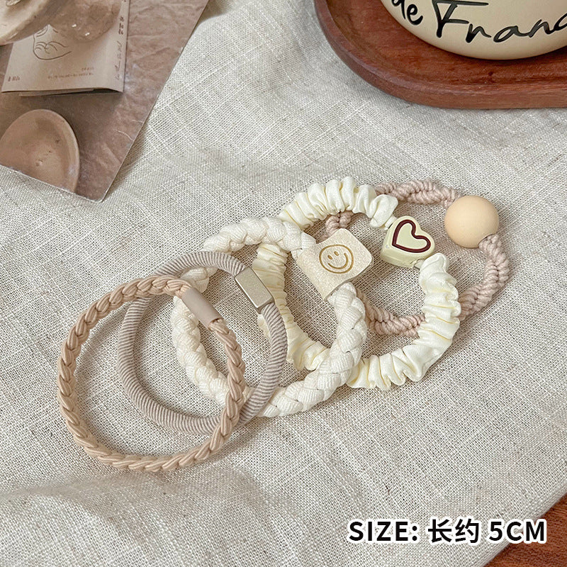 Wholesale Hairband Girls Heart Thick Five-piece Set